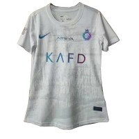 Camisa de Futebol Al-Nassr Equipamento Alternativo Mulheres 2023-24 Manga Curta
